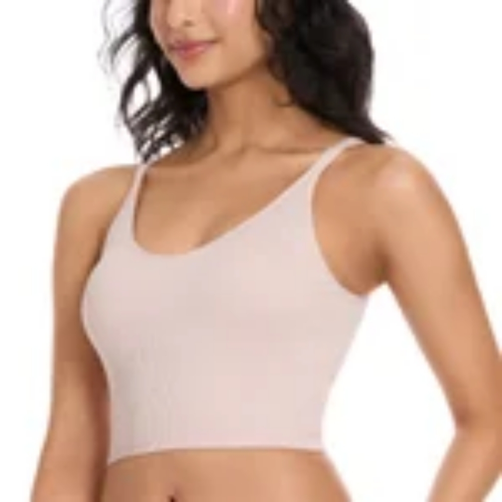 Lemon Women's Ribbed Longline Bra, 2-pack - Picture 4 of 6